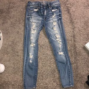 AE ripped skinny jeans